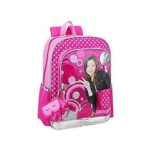  iCarly BFF 16 inch Backpack   Pink Polka dot Toys & Games