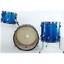 Ludwig 22,13,16 Classic Drum Set Blue Sparkle 3 Ply Maple/Mahogany 