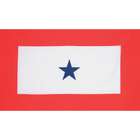   Red/White/Blue 1 Blue Star Bright Color Flag   3 x 5 Feet, Polyester