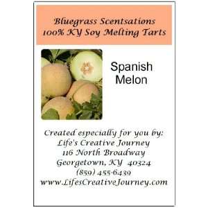    Handmade 100% KY Soy Melting Tarts  Spanish Melon 