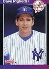 1984 Donruss DK 10 Dave Righetti New York Yankees  