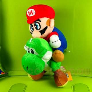 New Super Mario Bros Yoshi+Mario Plush Doll Figure Toy  