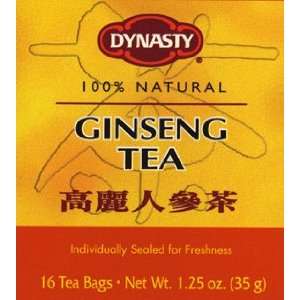 Dynasty Ginseng Tea Bag  Grocery & Gourmet Food