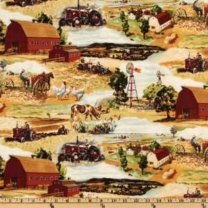  44 Wide Farm Fresh Land Multi Fabric By The Yard Arts 