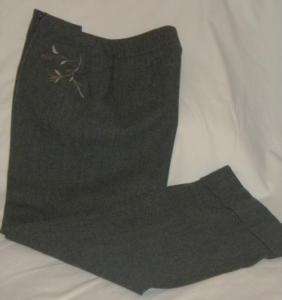 Womens Harve Benard Classic Dress Wool Pants Size 10  
