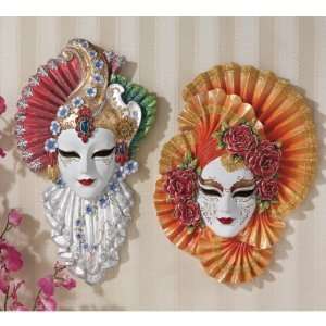  Xoticbrands Ladies Of Venenetian Art Deco Carnival Wall 