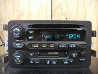   GM Oldsmobile Aurora AM/FM CD cassette player radio 01 02 03 25721602
