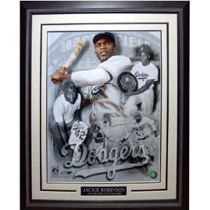  Jackie Robinson Picture   16x20 Legends Composite Framed 