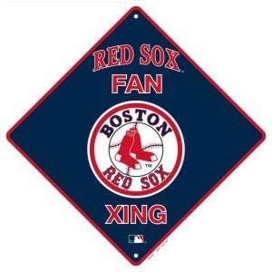  Boston Red Sox Metal Crossing Sign *