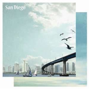    San Diego 12 x 12 Double Sided Glitter Paper Arts, Crafts & Sewing