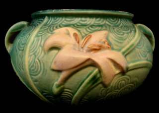 Vintage Roseville Zephyr Lily Pottery 1920’S #617 4  
