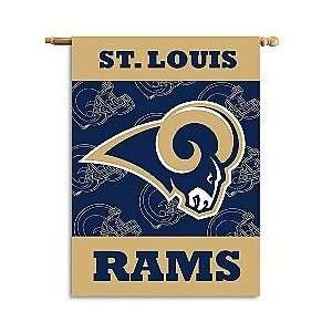  St. Louis Rams NFL 2 Sided Banner (28 x 40) Sports 