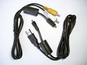OEM USB & A/V AV Cables for Olympus FE Series Cameras  