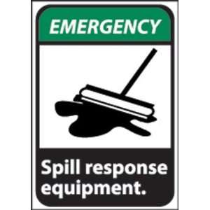 Spill Response Equipment Safety Sign  Industrial 