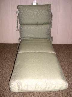 Outdoor Patio Chaise Cushion ~ Lisa ~ 21 x 72 x 4.5 **NEW 