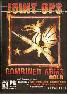 joint ops combined arms gold   2 games (PC Games) new  