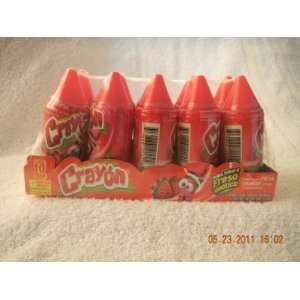 Lorena Crayon Stawberry Soft Candy Favored Mexican Candy  