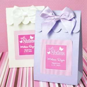  Personalized Sweet 16 Favor Bags (2 Sets of 12) Health 
