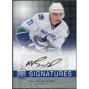   Player Signatures #SMR Mason Raymond Autograph Sports Collectibles