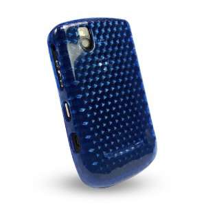   Slider Skin with Hexagon Pattern   Blue Cell Phones & Accessories