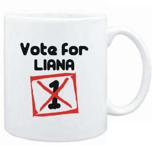    Mug White  Vote for Liana  Female Names