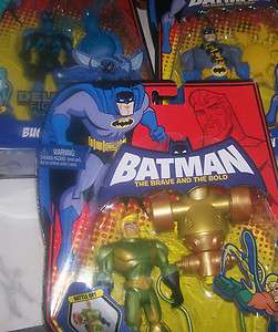 THE BRAVE AND THE BOLD LOT OF 3 BATMAN DELUXE FIGURES NEW IN PACKAGE