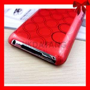 New red Soft TPU Case Cover for iPod Touch 4th Gen 4 G  
