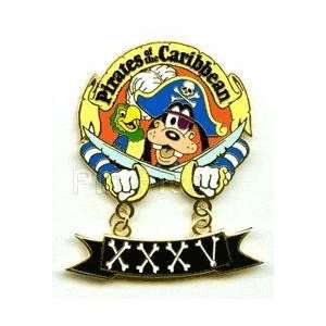  Goofy Pirates of Caribbean Dangle Xxxv 35th Disney PIN 