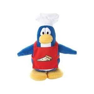  Disney Club Penguin 6 Inch Plush Pizza Chef Toys & Games