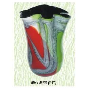    Multicolor Bliss Vase Hand Blown Modern Glass Vase