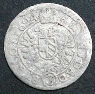 AUSTRIA   SILESIA   FERDINAND II   3 KREUZER   1624   mint St. Polten 