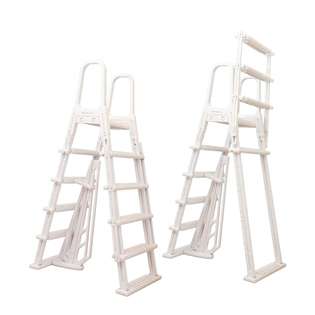 Frame Flip Up Ladder for Above Ground Swimming Pool  Pool Ladders 