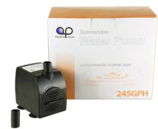 245GPH *20 Ft. Cord* Submersible Pond / Fountain Pump  