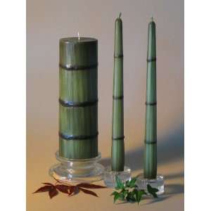    Asian Wedding Unity Candle Set   Bamboo Design
