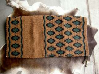WOOL WESTERN SHOW TRAIL SADDLE PAD BLANKET BROWN RODEO  