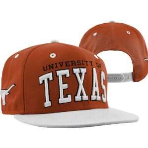 Texas Longhorns Tx.Orange/White Super Star Snapback Adjustable Hat 
