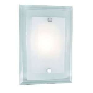   MDN 845 Modern   One Light Square Wall Mount, Polished Chrome Finish