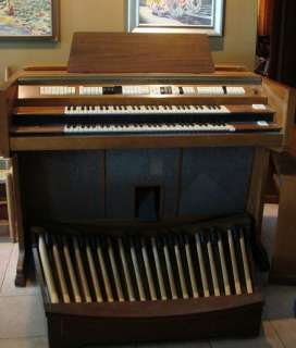 Conn Church Organ Artist Model 720 Dual Keyboard Musical Instrument P 