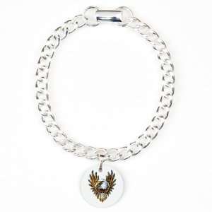   Bracelet Bald Eagle with Feathers Dreamcatcher Artsmith Inc Jewelry