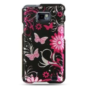   case with pink butterfly design for the Samsung Galaxy S II/SGH i777