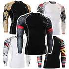   Skin tight compression shirts base layer top long sleeve training wear