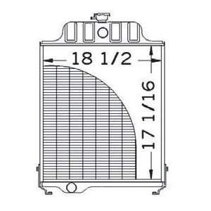  New Radiator AT20797 Fits JD 300,301,1020,1120,820,920 