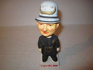 Vintage Policeman Nodder Bobblehead Keystone Cop Figure  