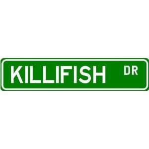  KILLIFISH Street Sign ~ Fishing ~ Great Fish Sign for your 