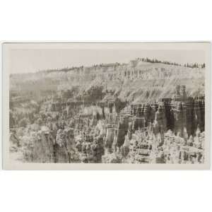  Reprint 925 1. View of Bryces Canyon Utah. 1925