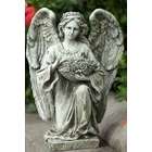 Roman 15 Serene Kneeling Angel Outdoor Garden Statue