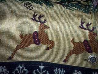 UP FOR GRABS IS THIS AWESOME, VINTAGE CHRISTMAS, REINDEER CARDIGAN 