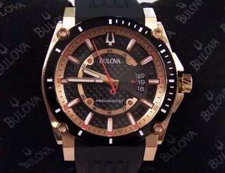Bulova Watch Precisionist CHAMPLAIN Rose Gold 98B152  