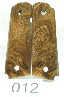 1911 Colt Pistol Grips Hand made Walnut Burl 12 sets  