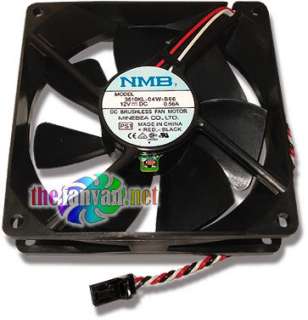 92mm x 25mm 3 5 8 x 1 12v fan with thermal control 0 56a 6 lead length 
